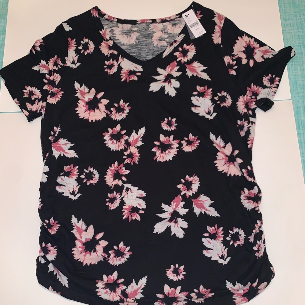 Lane Bryant Black/Floral summer top size 14/16